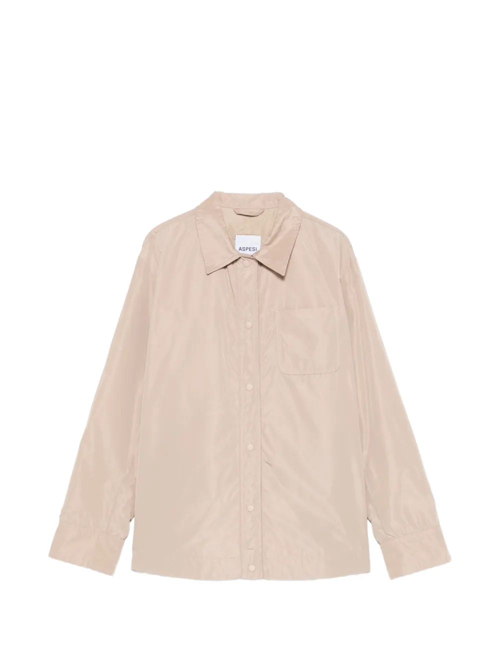 ASPESI chest-pocket shirt jacket - Nude