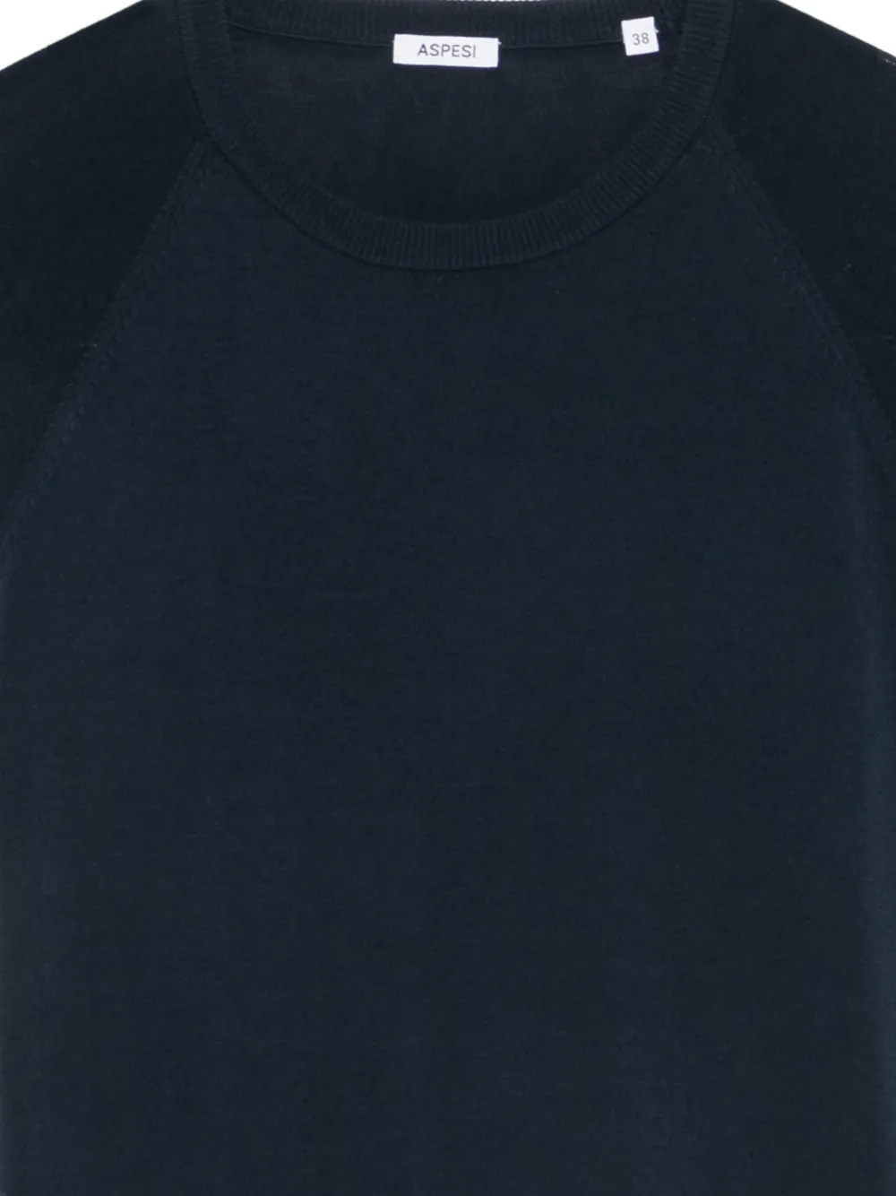 ASPESI Top met raglan mouwen Blauw