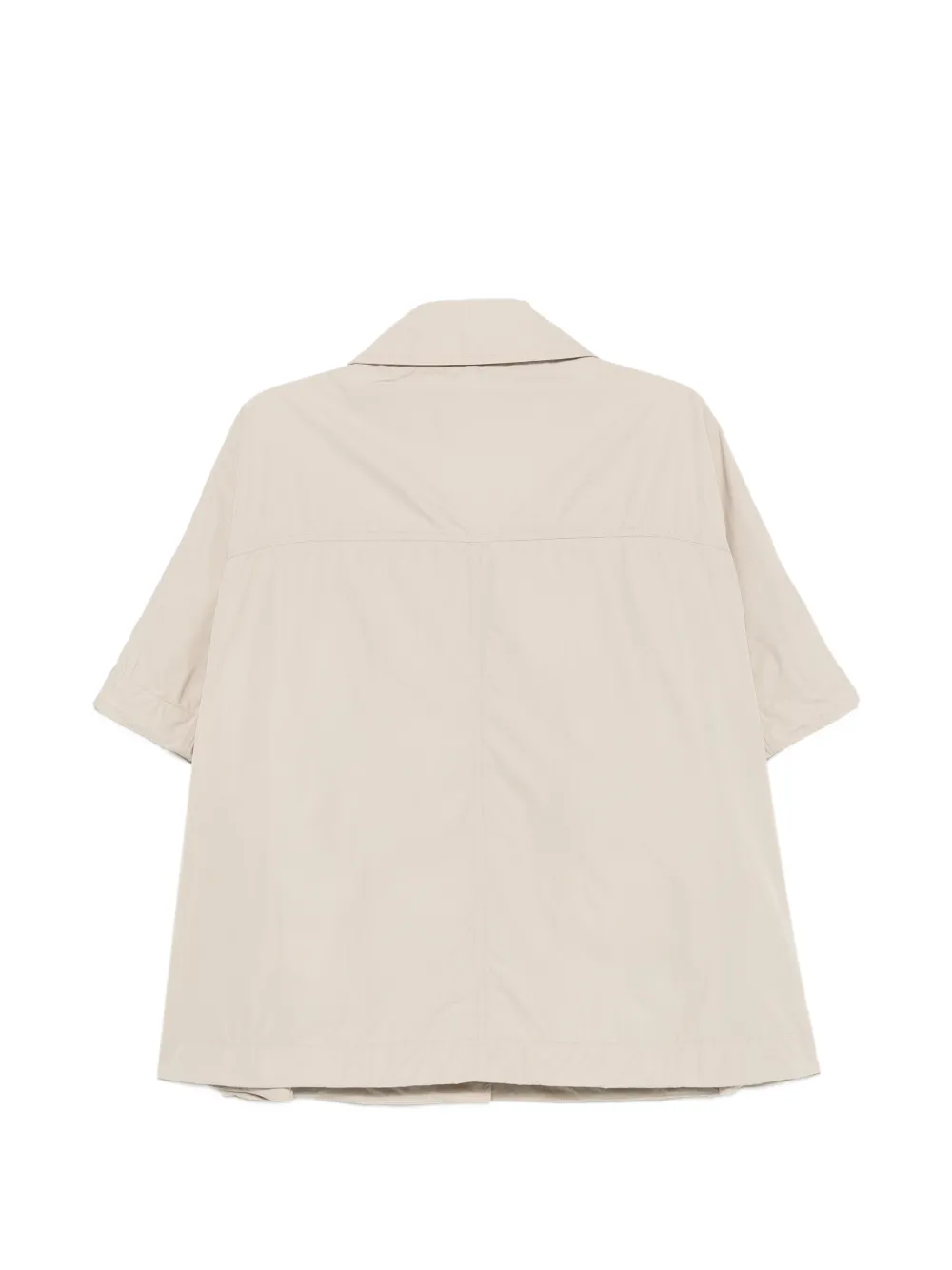  Aspesi Short-sleeve Concealed-fastening Jacket - Tons Neutres 