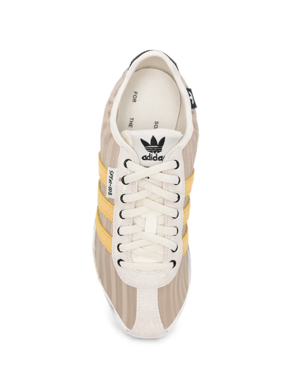 adidas S.F.T.M three-stripe panelled sneakers Beige