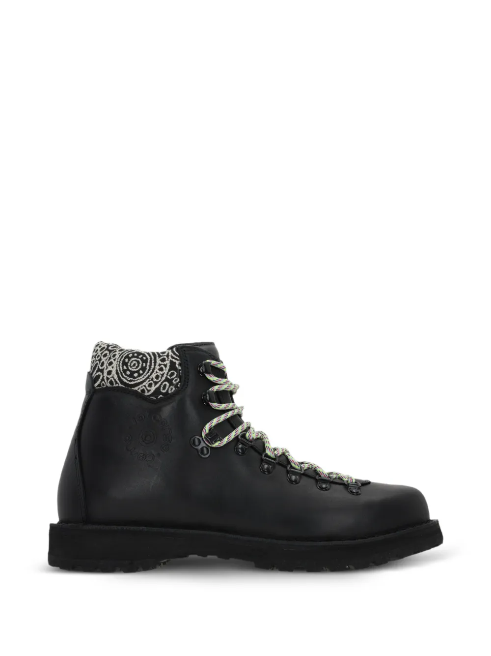 10 CORSO COMO - Bota x Diemme Roccia Vet de couro - homem - couro de bezerro/Tecido/couro de bezerro/borracha - 41 - Preto