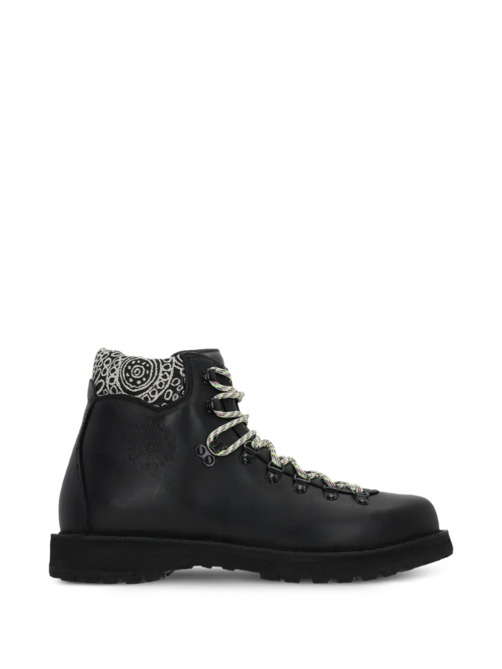 10 CORSO COMO x Diemme Roccia Vet leren laarzen Zwart