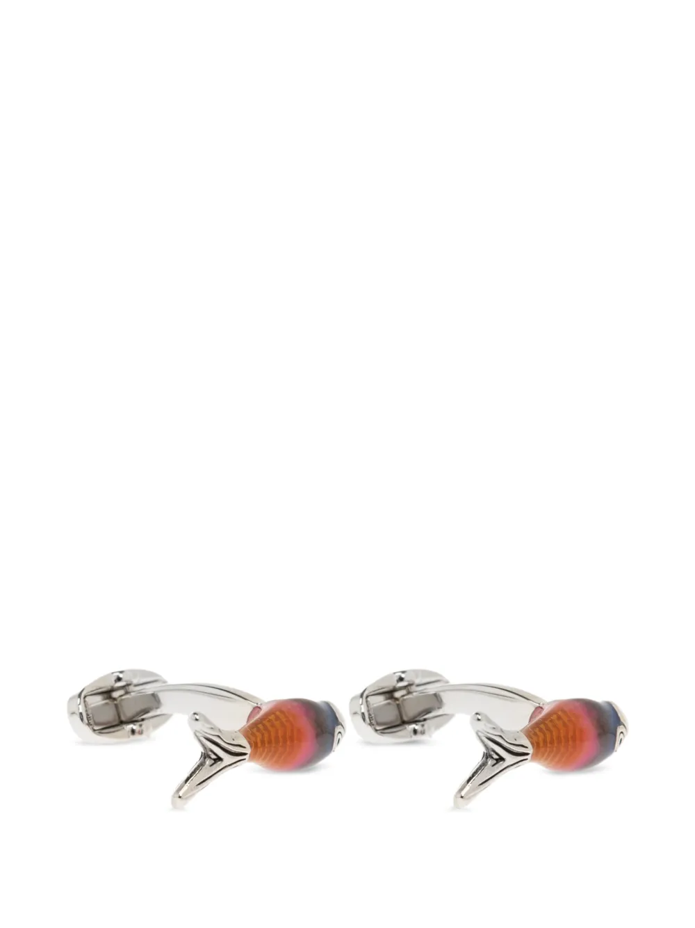 Paul Smith fish-motif cufflinks - Argento