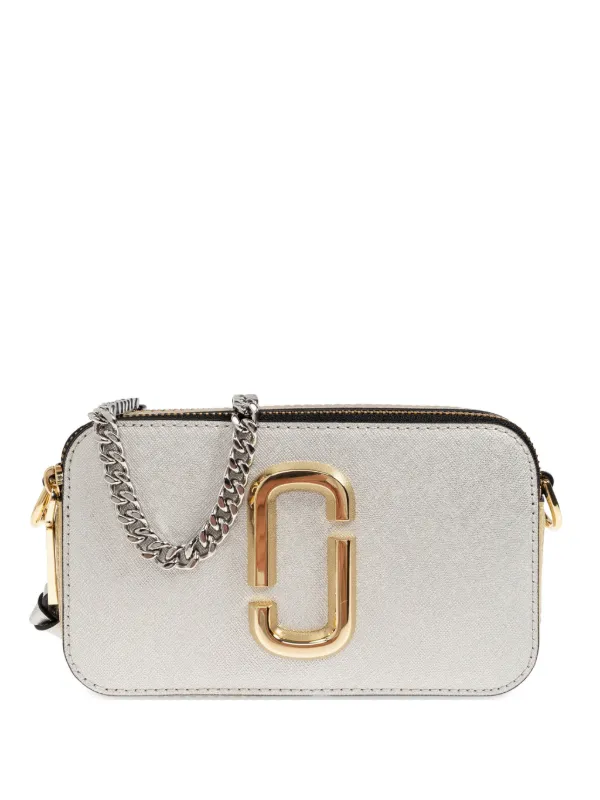 Marc Jacobs The Snapshot レザーショルダーバッグ | シルバートーン