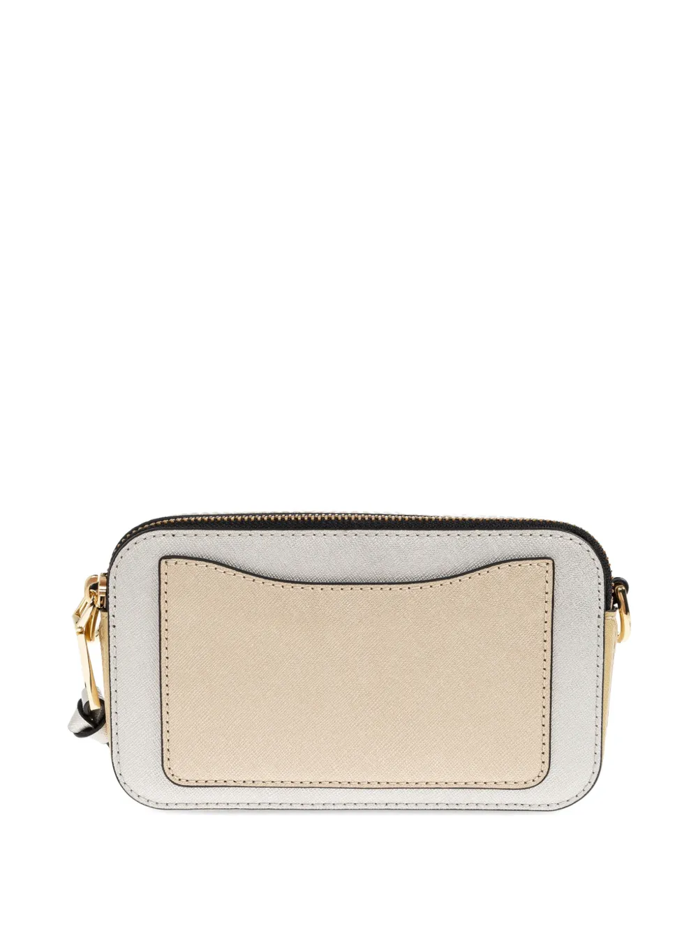 Marc Jacobs The Snapshot leren schoudertas Zilver