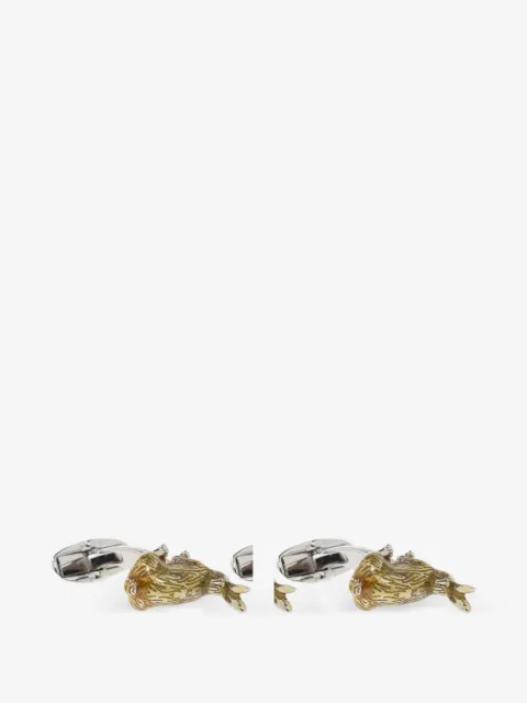 Paul Smith enamel rabbit cufflinks