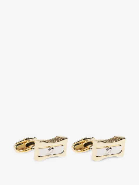Paul Smith pencil-sharpener-motif cufflinks