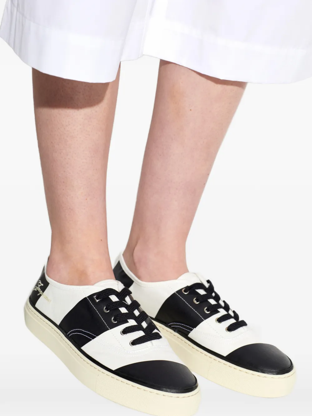 Jacquemus Féfé striped sneakers Zwart