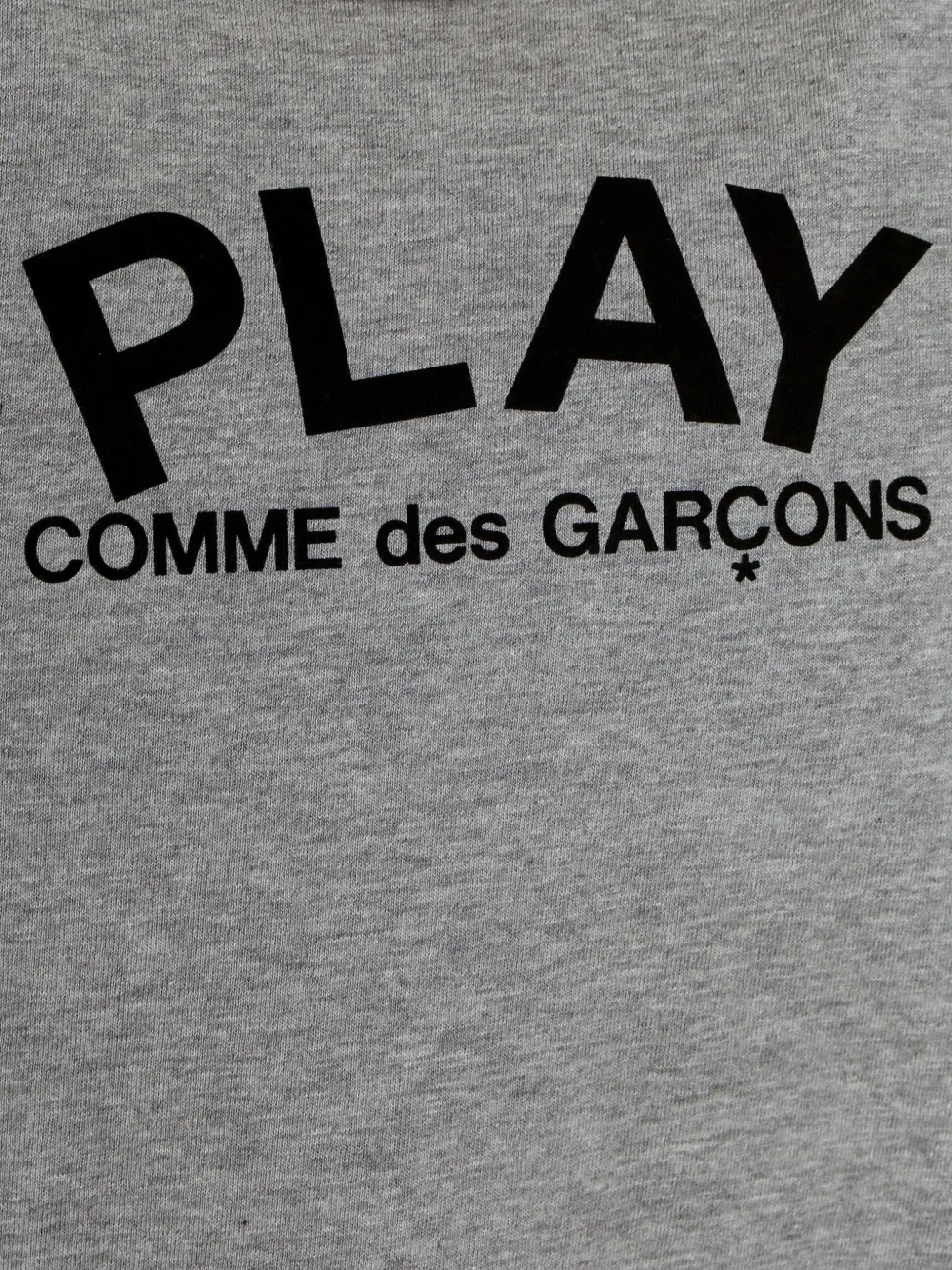 Comme Des Garçons Play Heart-print T-shirt Grijs