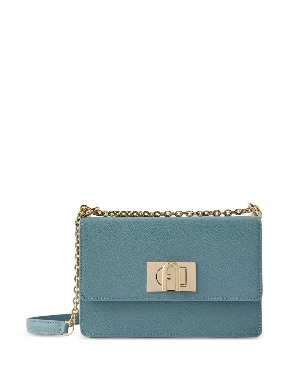 Furla 1927 kleine tas van bewerkt leer Blauw