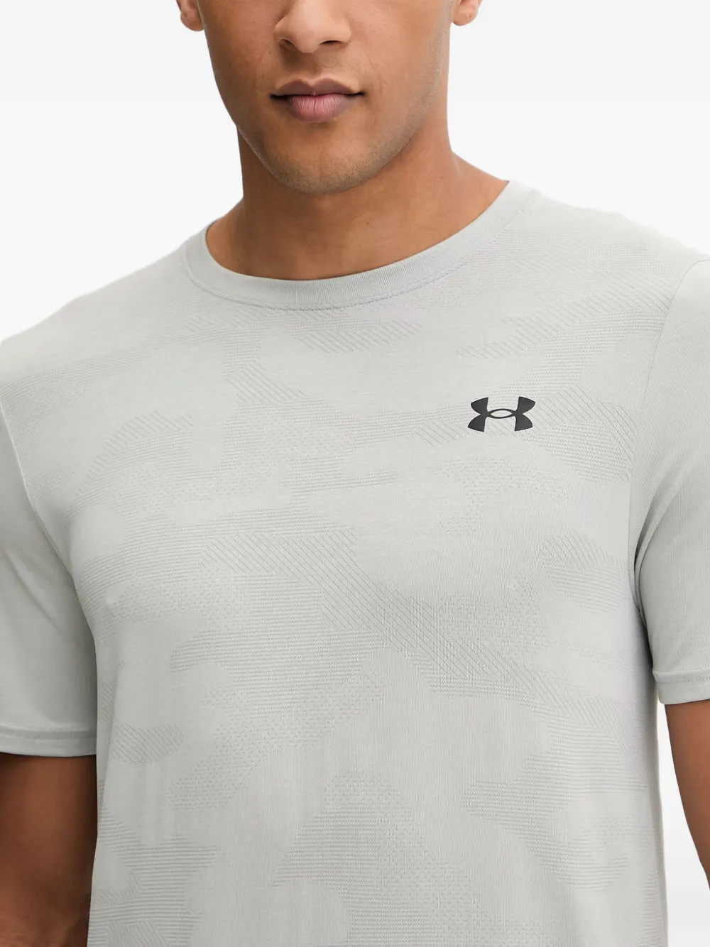 Under Armour Vanish Elite T-shirt met korte mouwen en logo-print Grijs