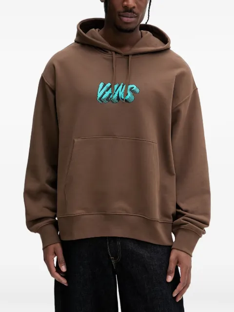 Vans hættetrøje med logotryk og snoretræk