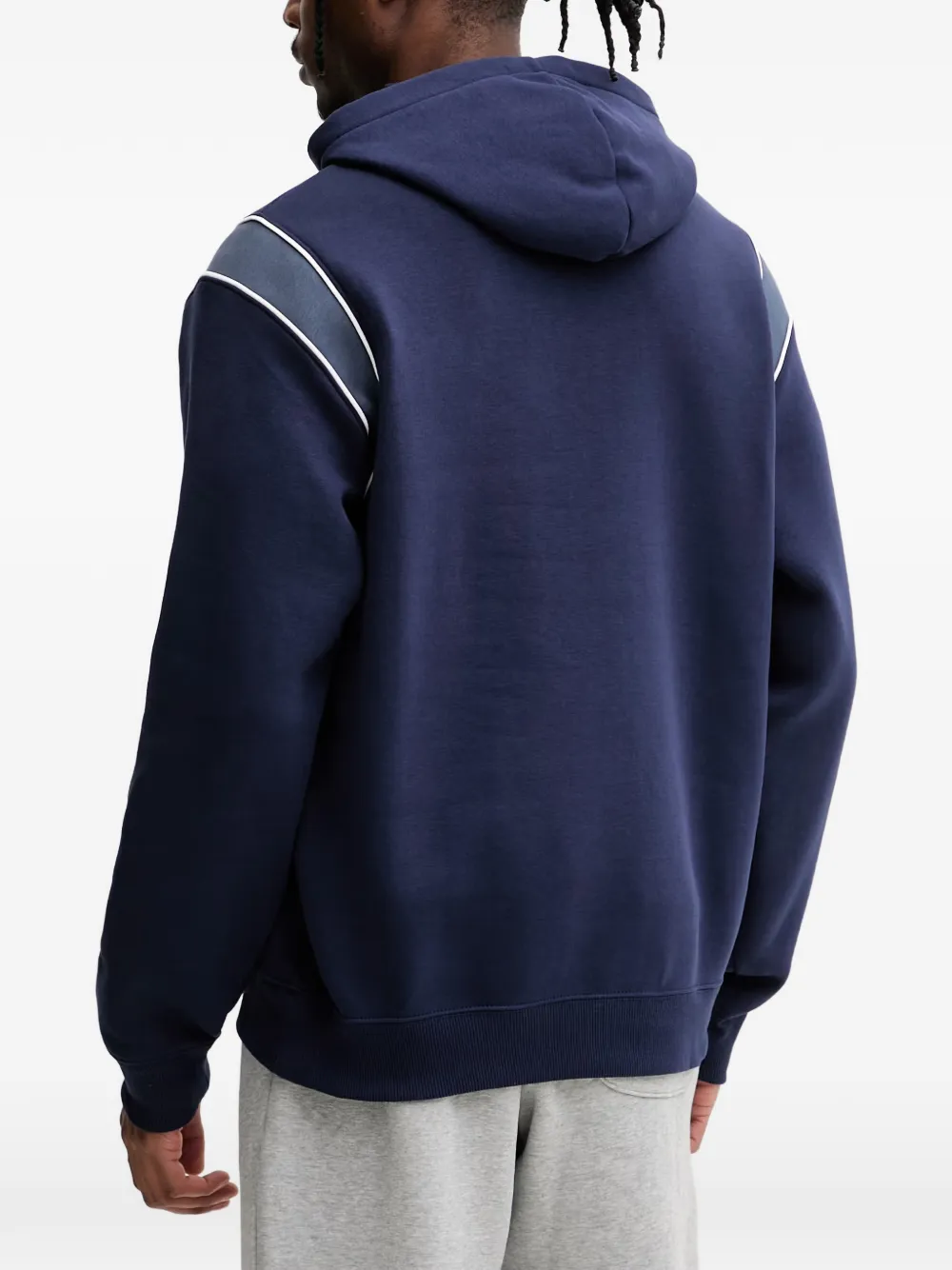 Under Armour Rival hoodie met logoprint en vlakken Blauw