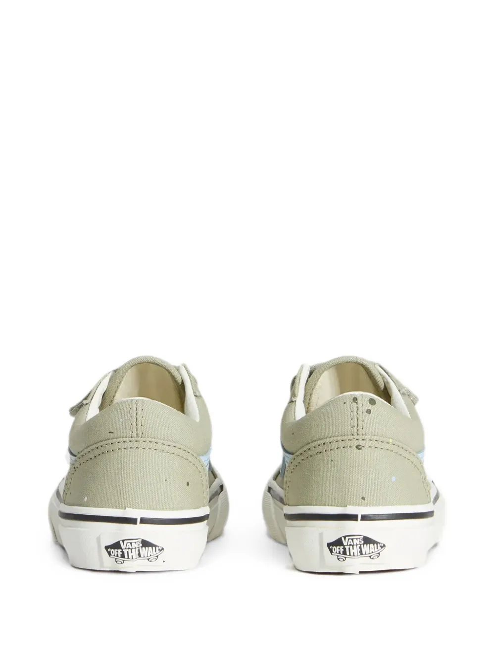 Vans Kids Old Skool touch-strap sneakers Groen