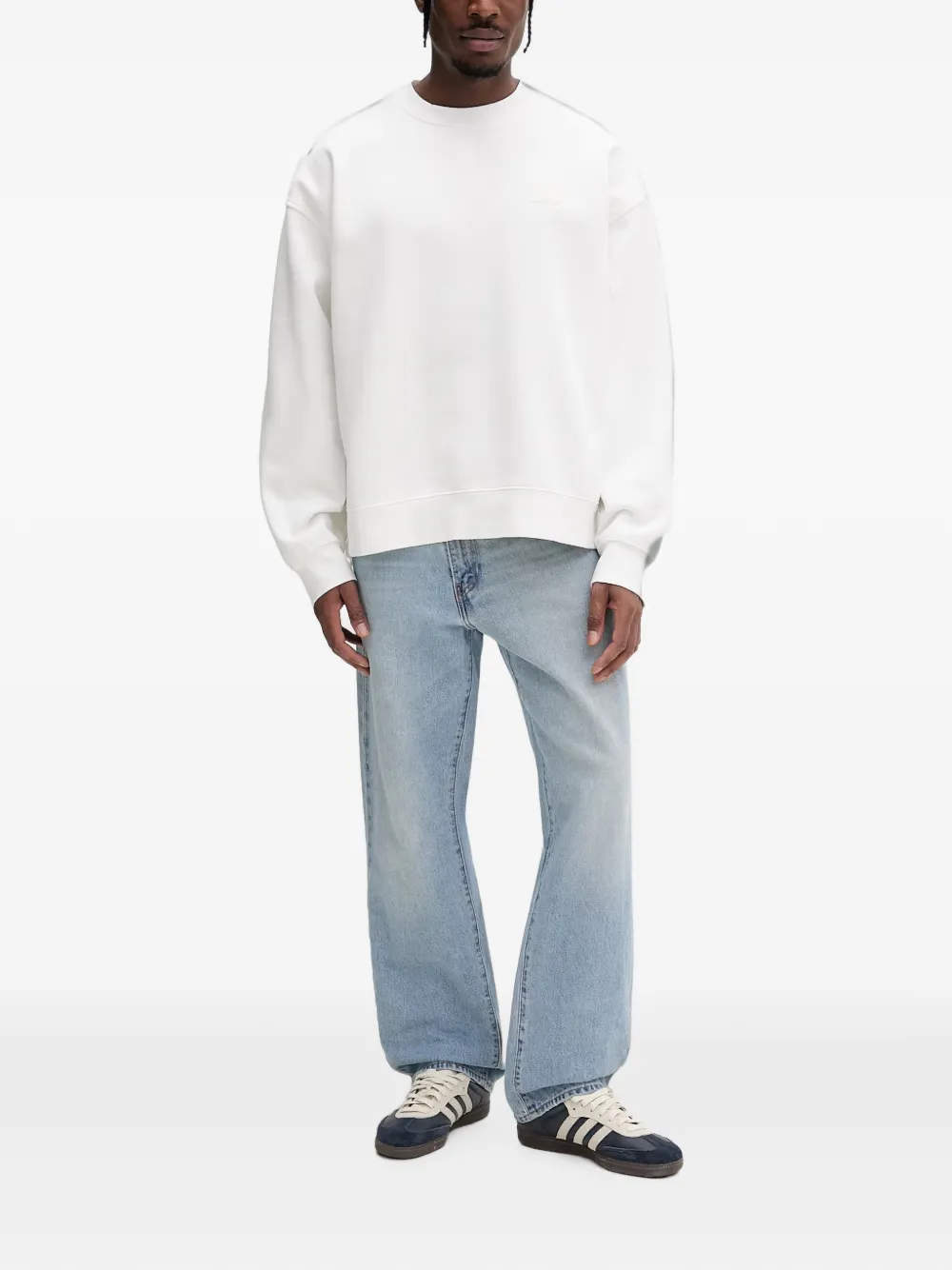 Vans Premium sweater met ronde hals Wit