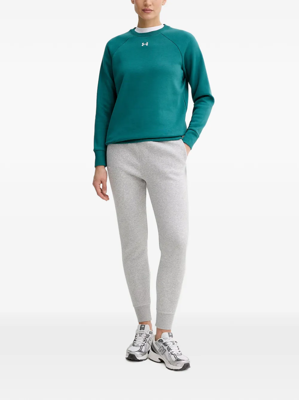 Under Armour Logo-print Drawstring Track Pants In Gray