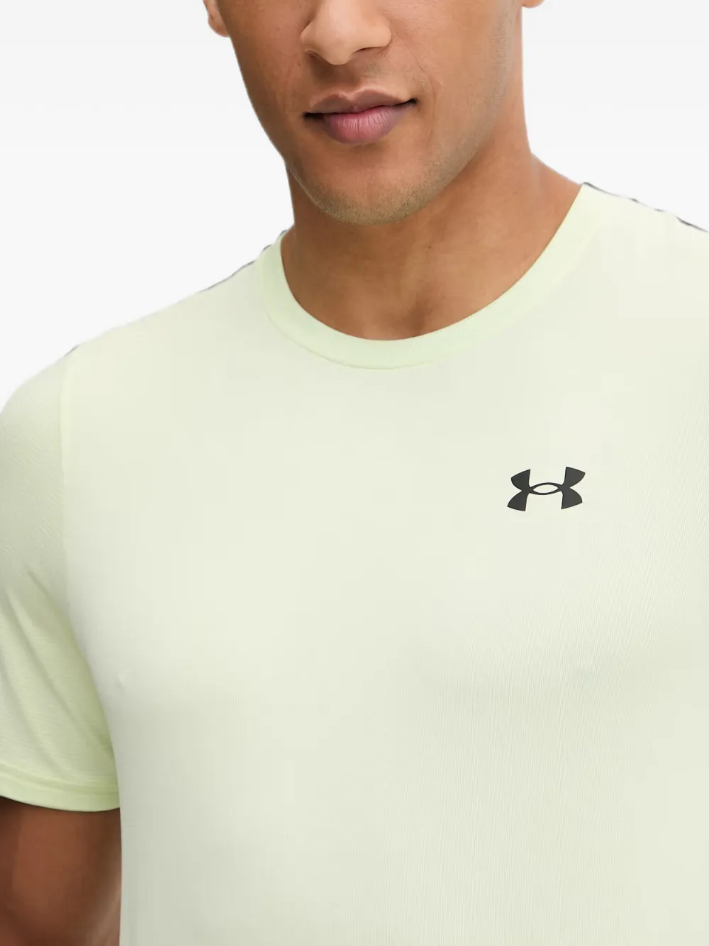 Under Armour Vanish Elite Seamless T-shirt met korte mouwen en logo-print Groen
