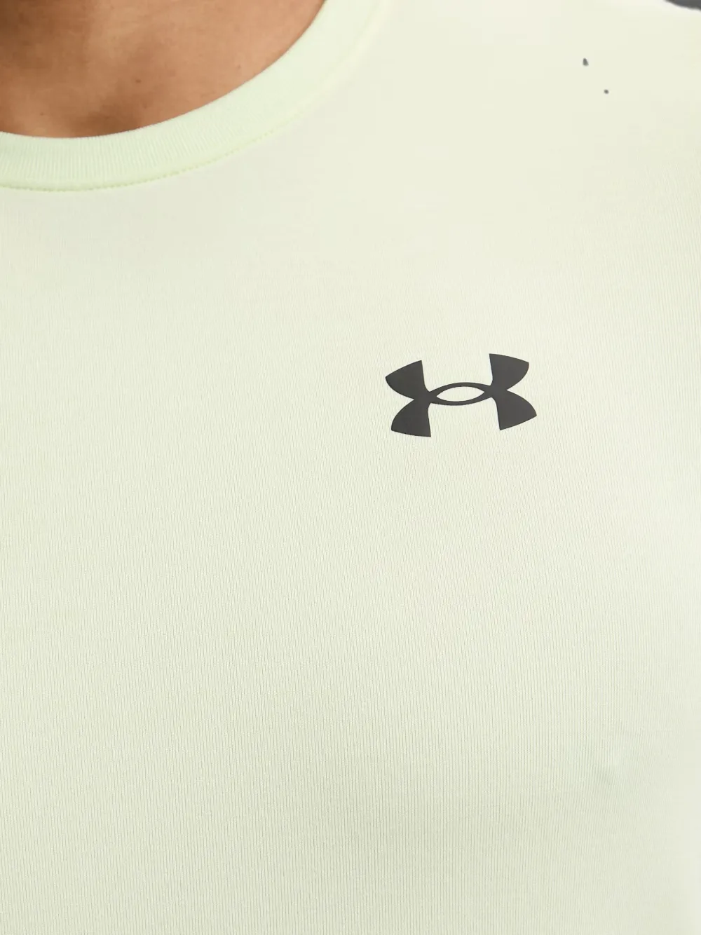 Under Armour Vanish Elite Seamless T-shirt met korte mouwen en logo-print Groen