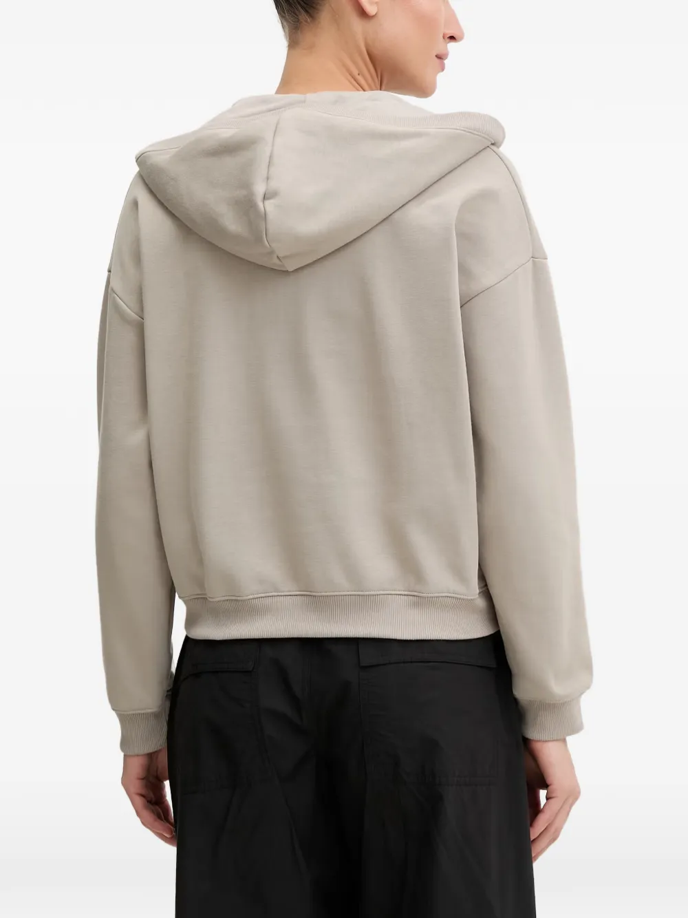 Under Armour Icon hoodie met halve rits en buidelzak Beige
