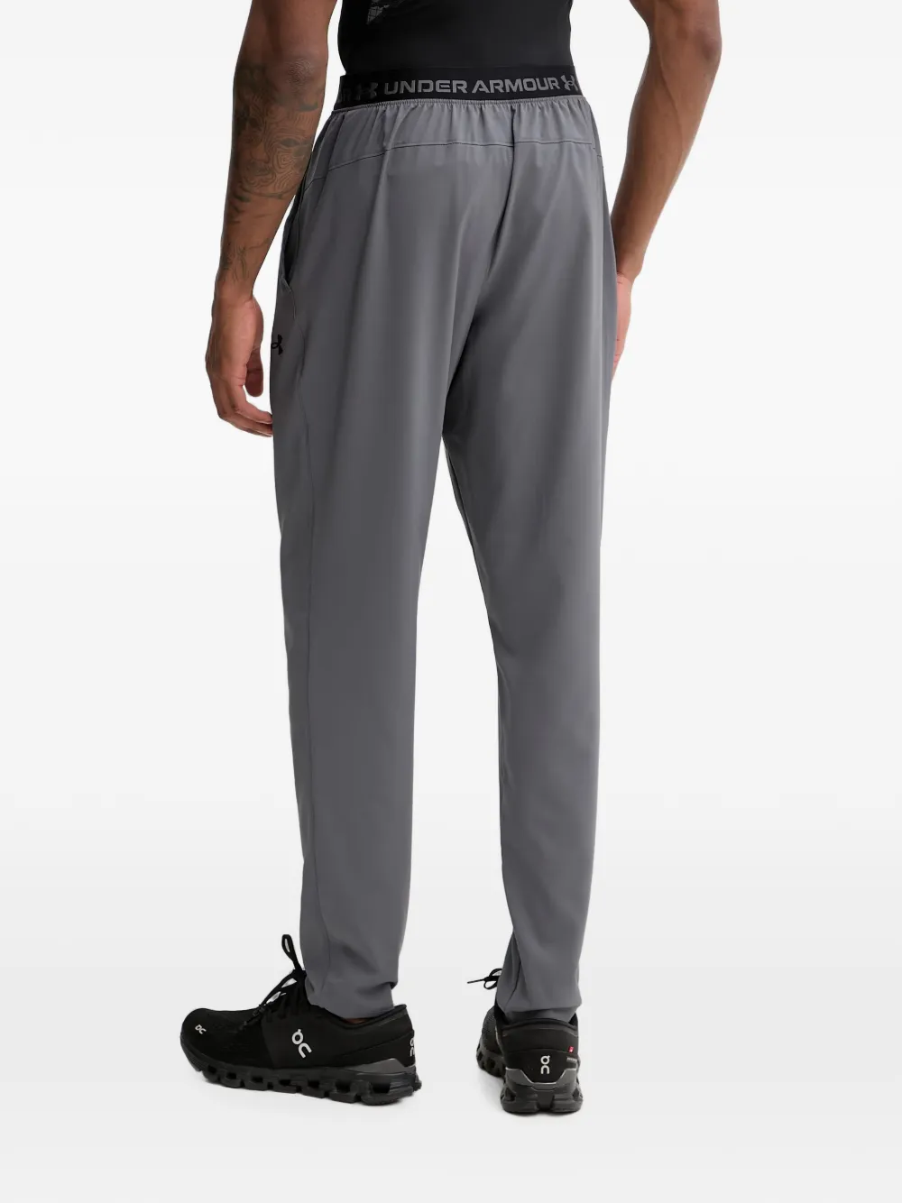 Under Armour Vanish Training trainingsbroek met elastische taille en logo-print Grijs