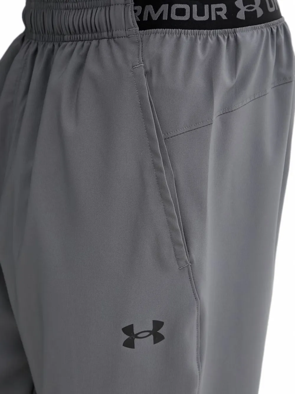 Under Armour Vanish Training trainingsbroek met elastische taille en logo-print Grijs