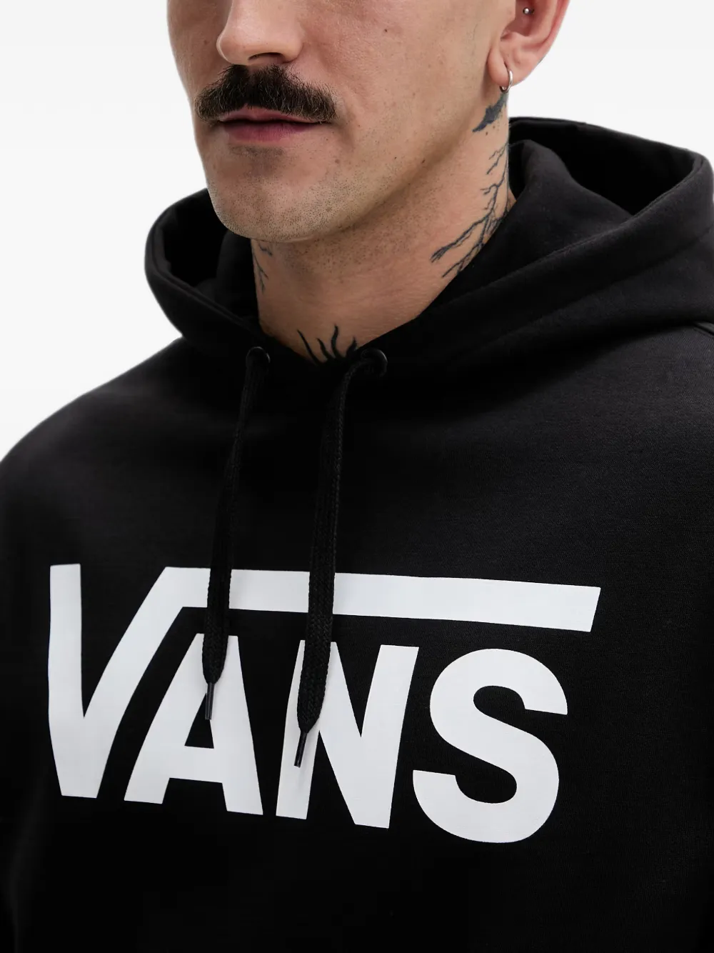 Vans Hoodie met logoprint Zwart