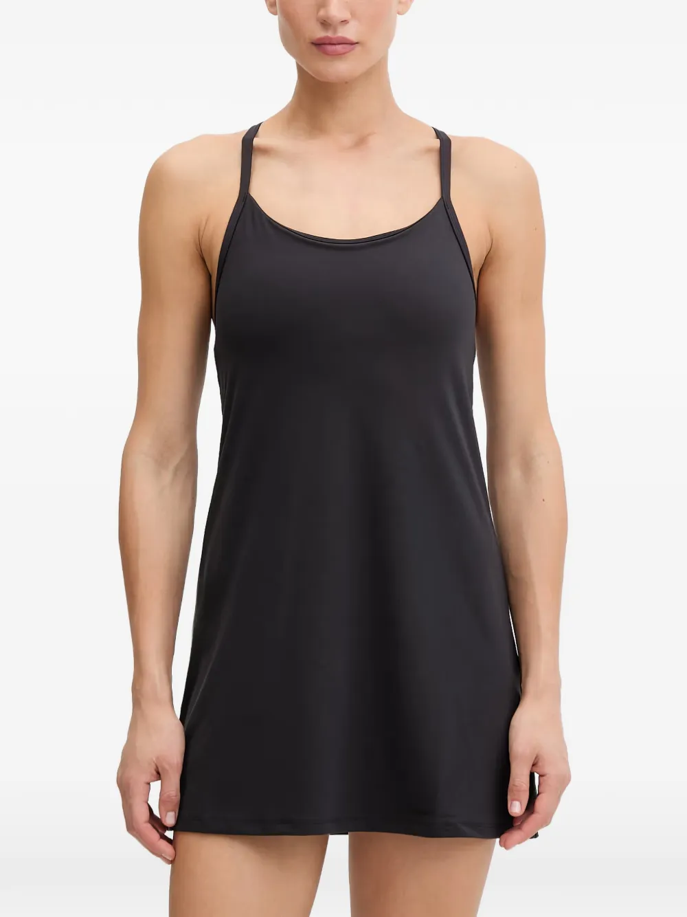 Under Armour mini cross-back built-in shorts dress - Schwarz
