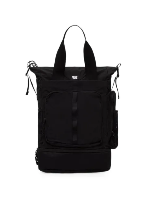 Vans logo-patch panelled backpack