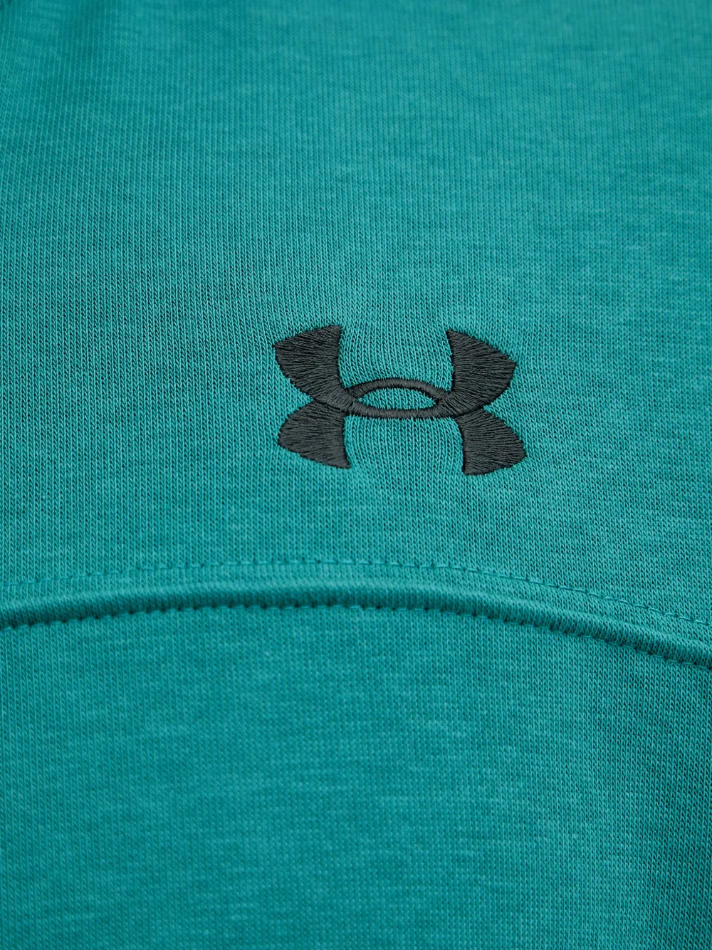 Under Armour Rival hoodie met geborduurd logo en rits Groen