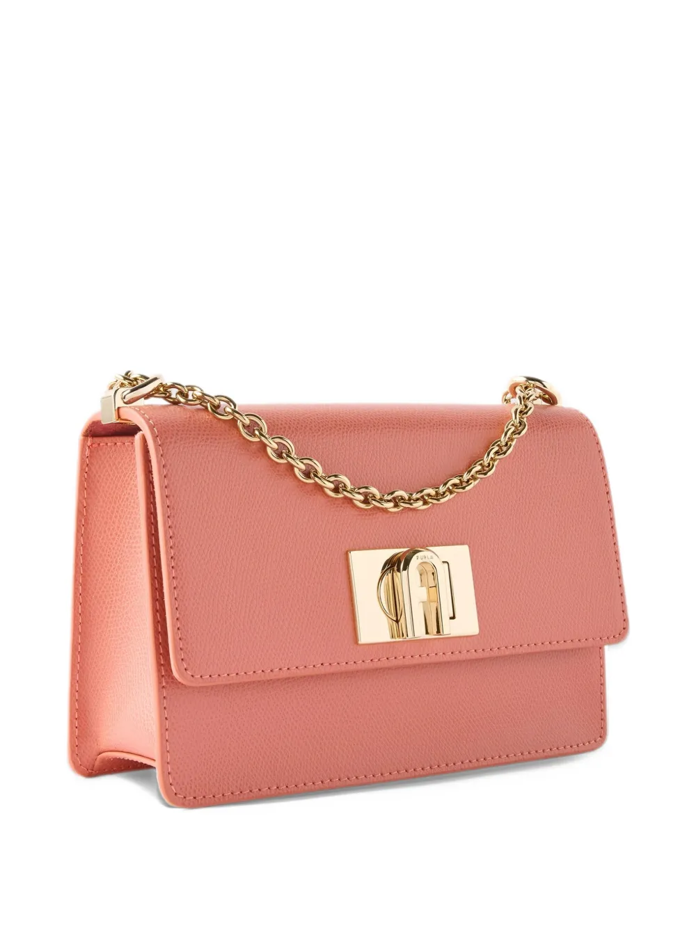 Furla 1927 kleine tas van bewerkt leer Roze
