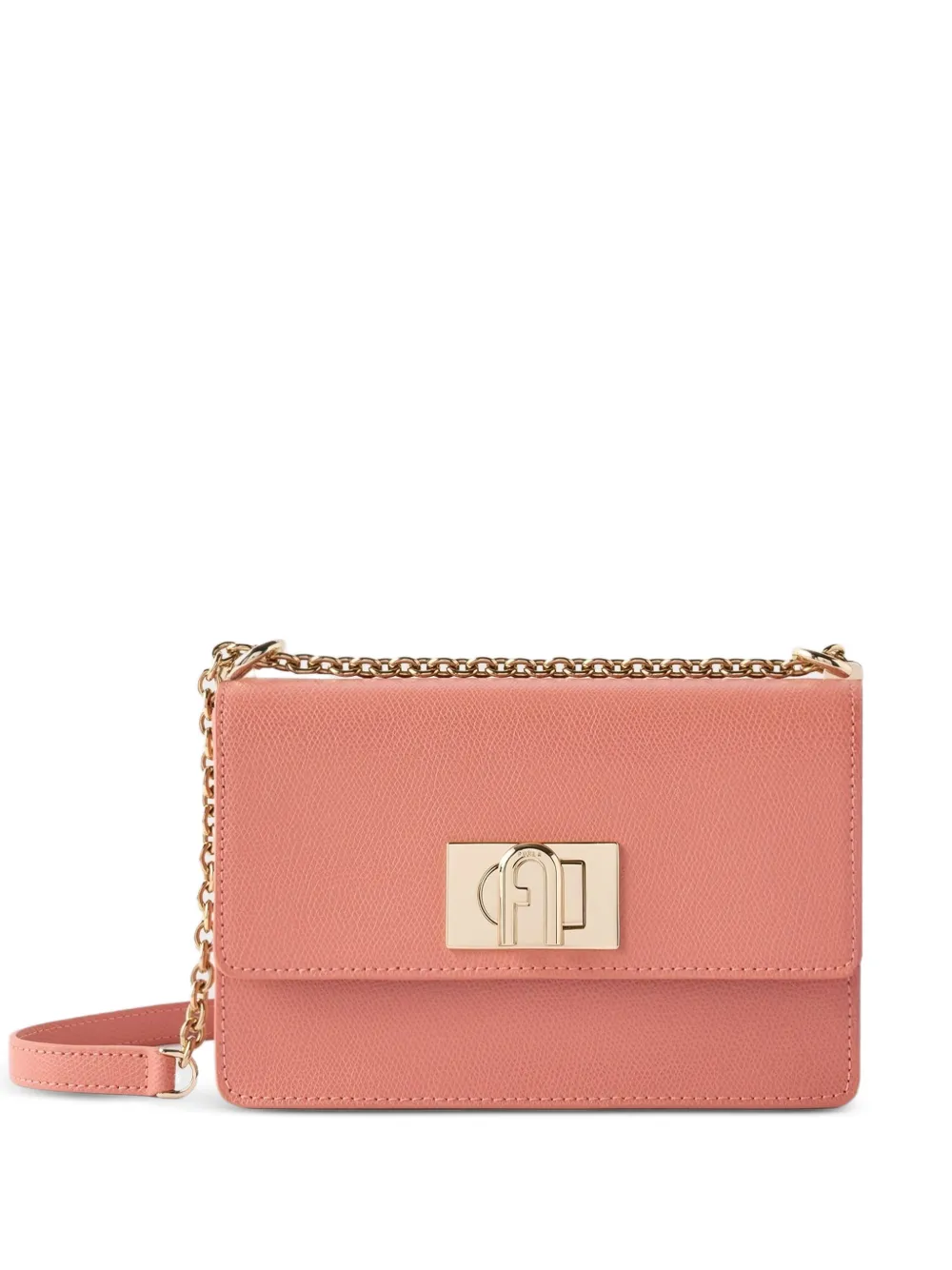 Furla 1927 kleine tas van bewerkt leer Roze