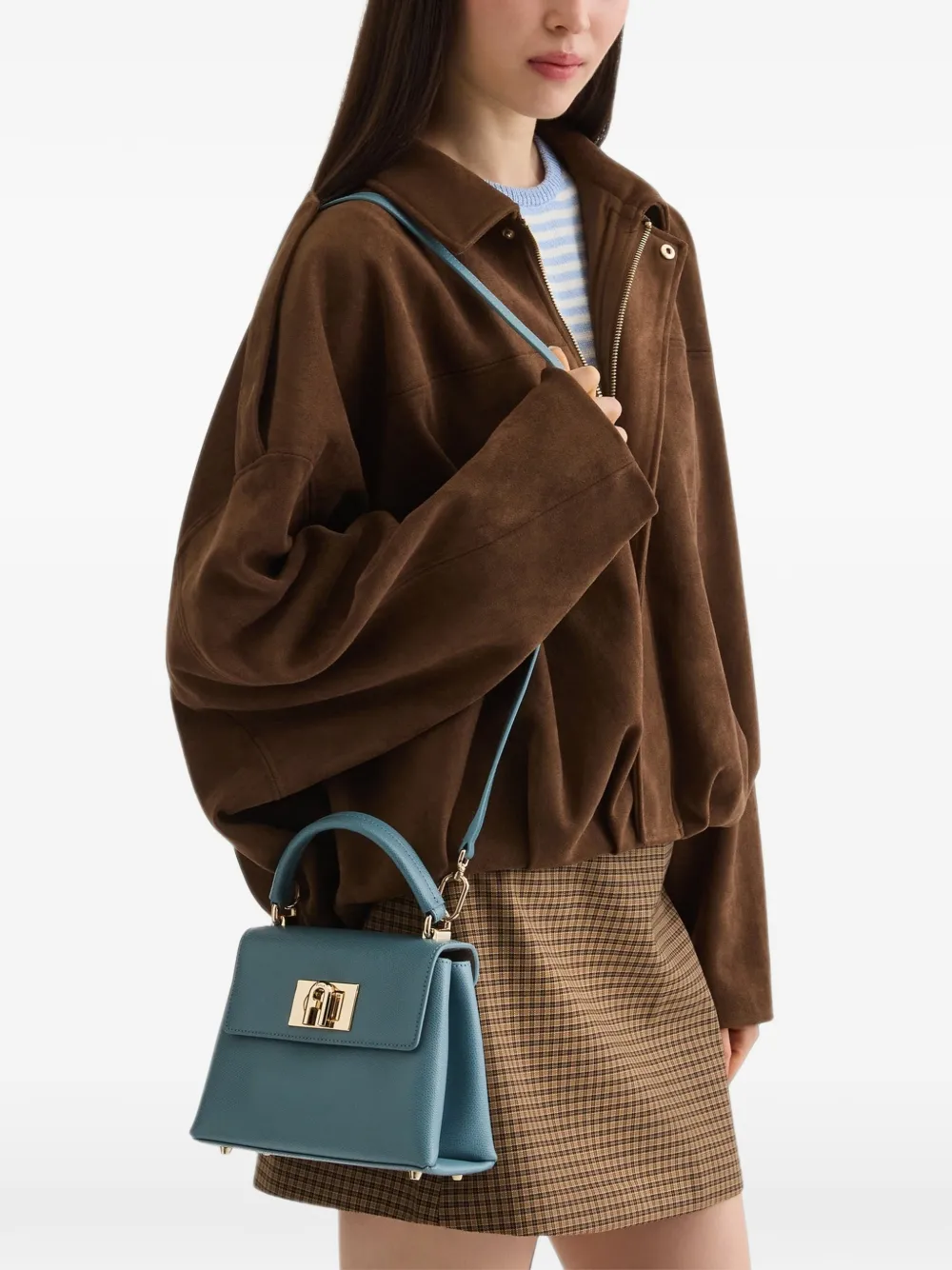 Furla 1927 Arch shopper Blauw