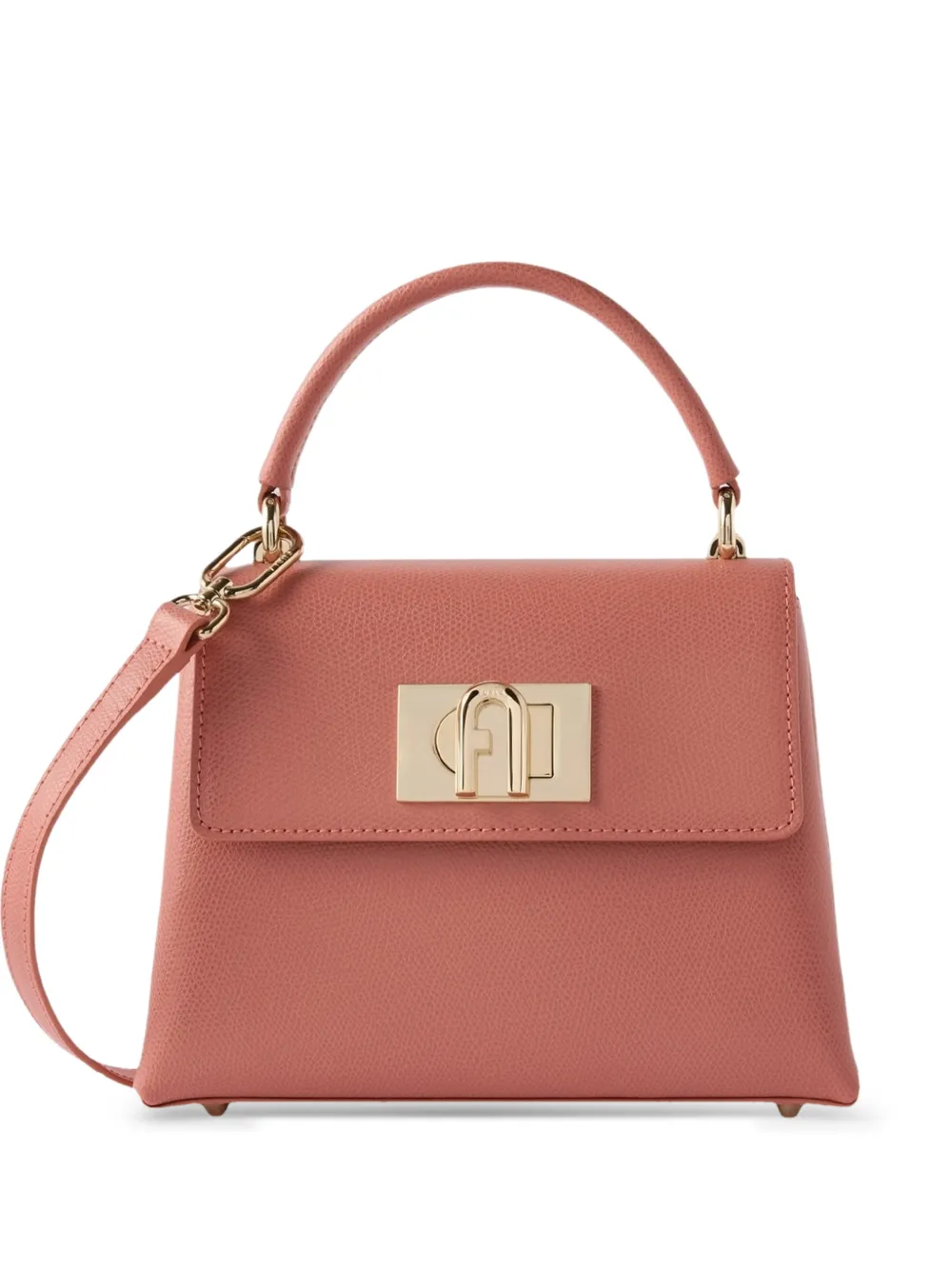 Furla Borsa tote 1927 Arch con logo - Rosa