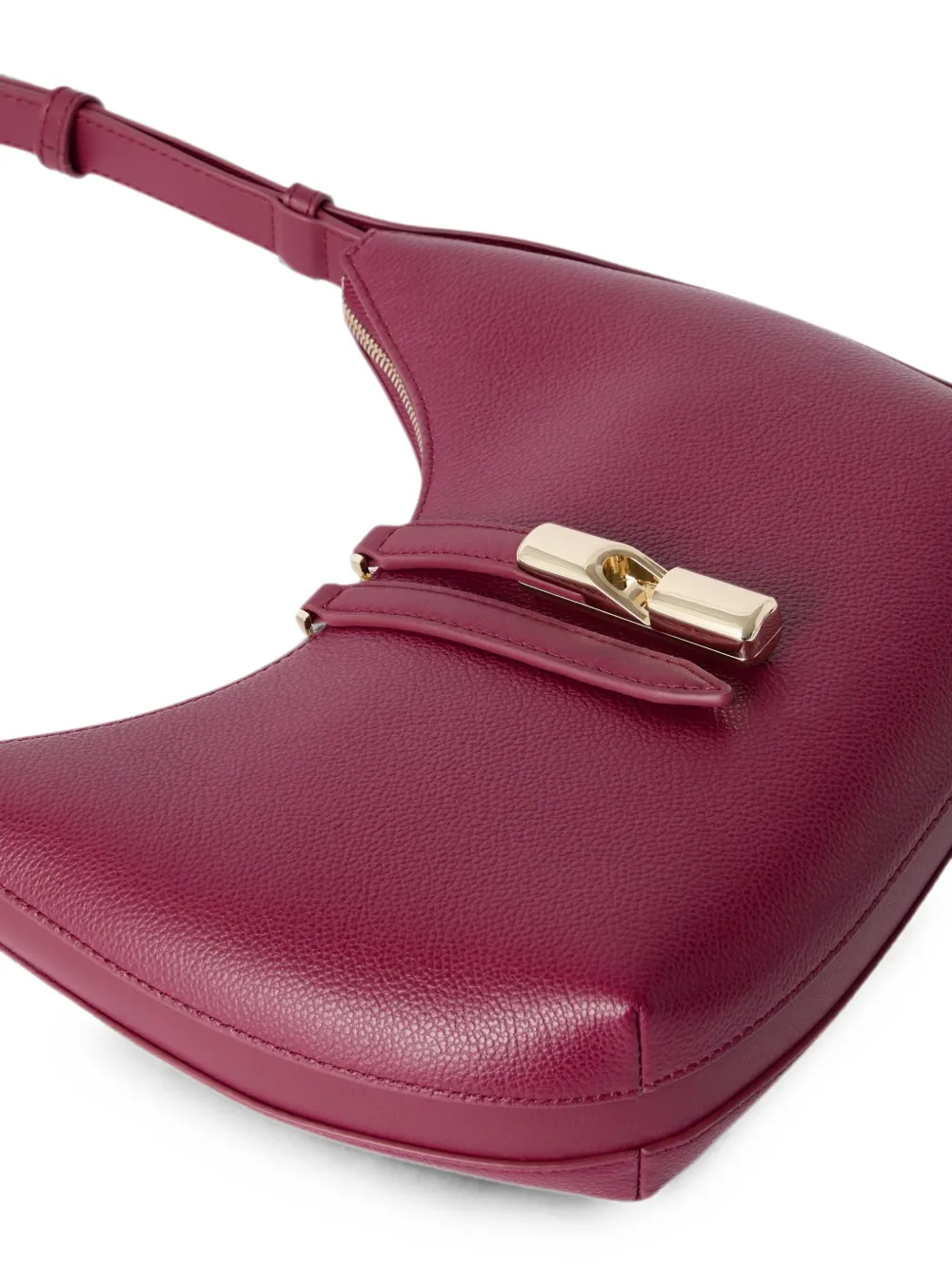 Furla Goccia kleine leren schoudertas Roze