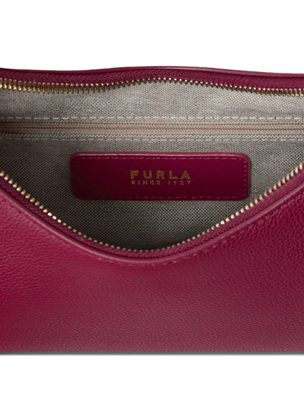Furla Goccia kleine leren schoudertas Roze