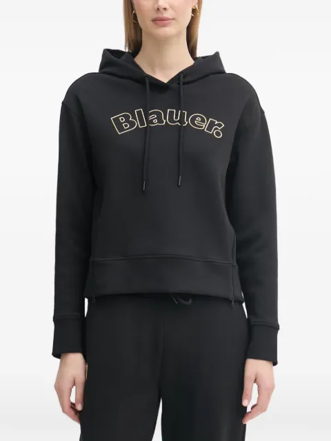 Blauer Fayette logo-print drawstring hoodie