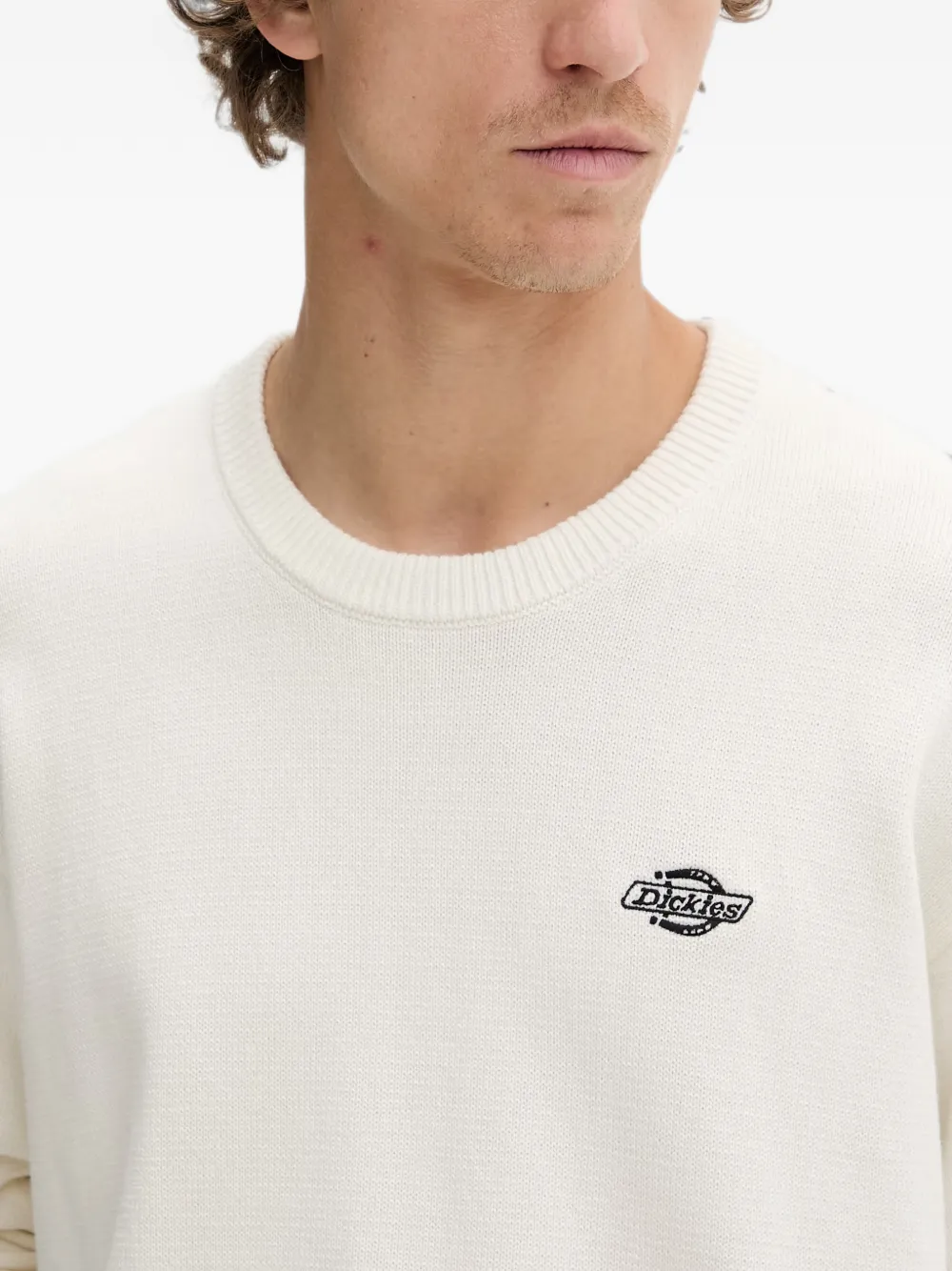 DICKIES Summerdale sweater met geborduurd logo Beige