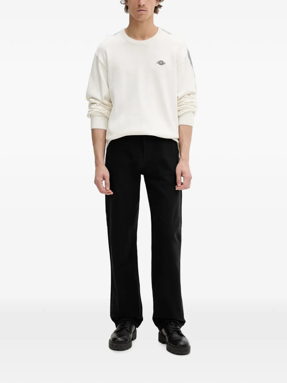 DICKIES Summerdale sweater met geborduurd logo Beige