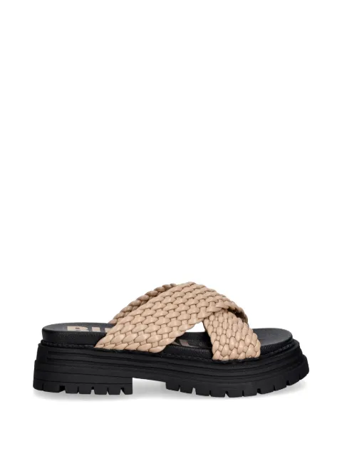 Buffalo Lennox Cross braided crossover sandals