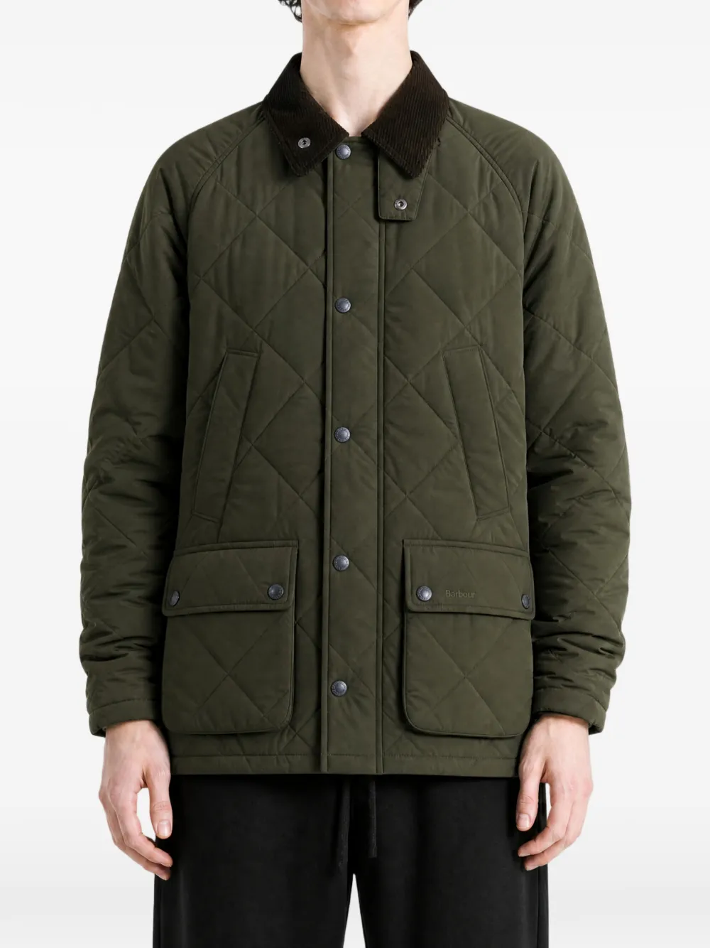 Barbour Modern Bedale gewatteerd jack Groen