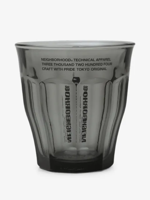 Neighborhood logo-print glasses (set of two)