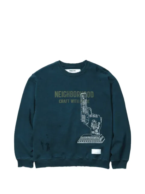 Neighborhood sudadera con estampado gráfico