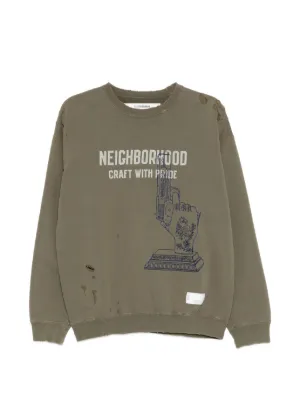 Yohji Yamamoto x Neighborhood Printed long-sleeves Sweatshirt