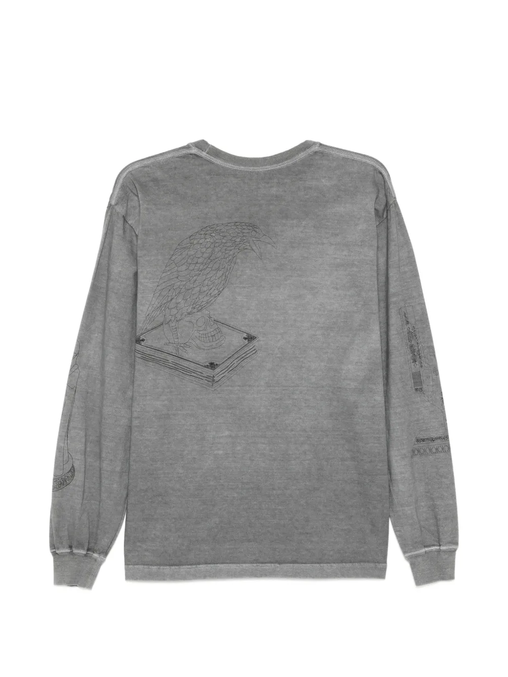 Neighborhood T-shirt met print Grijs