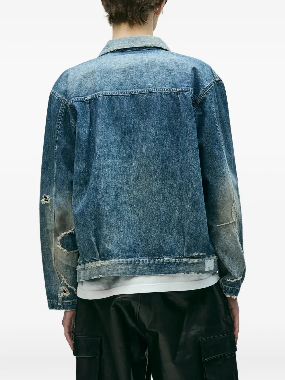 Neighborhood Gerafeld denim jack Blauw