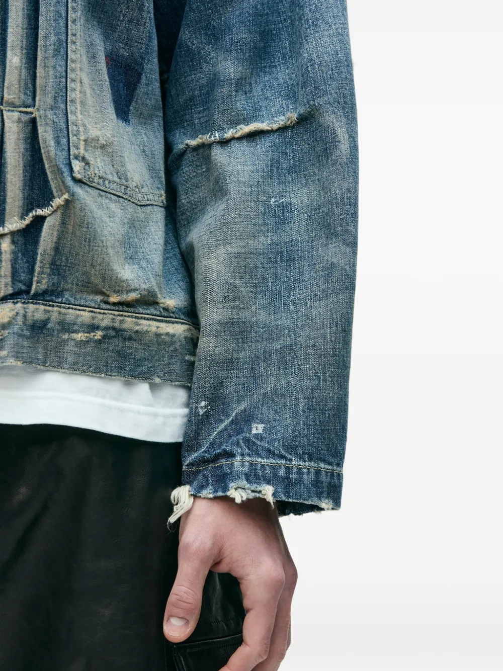 Neighborhood Gerafeld denim jack Blauw