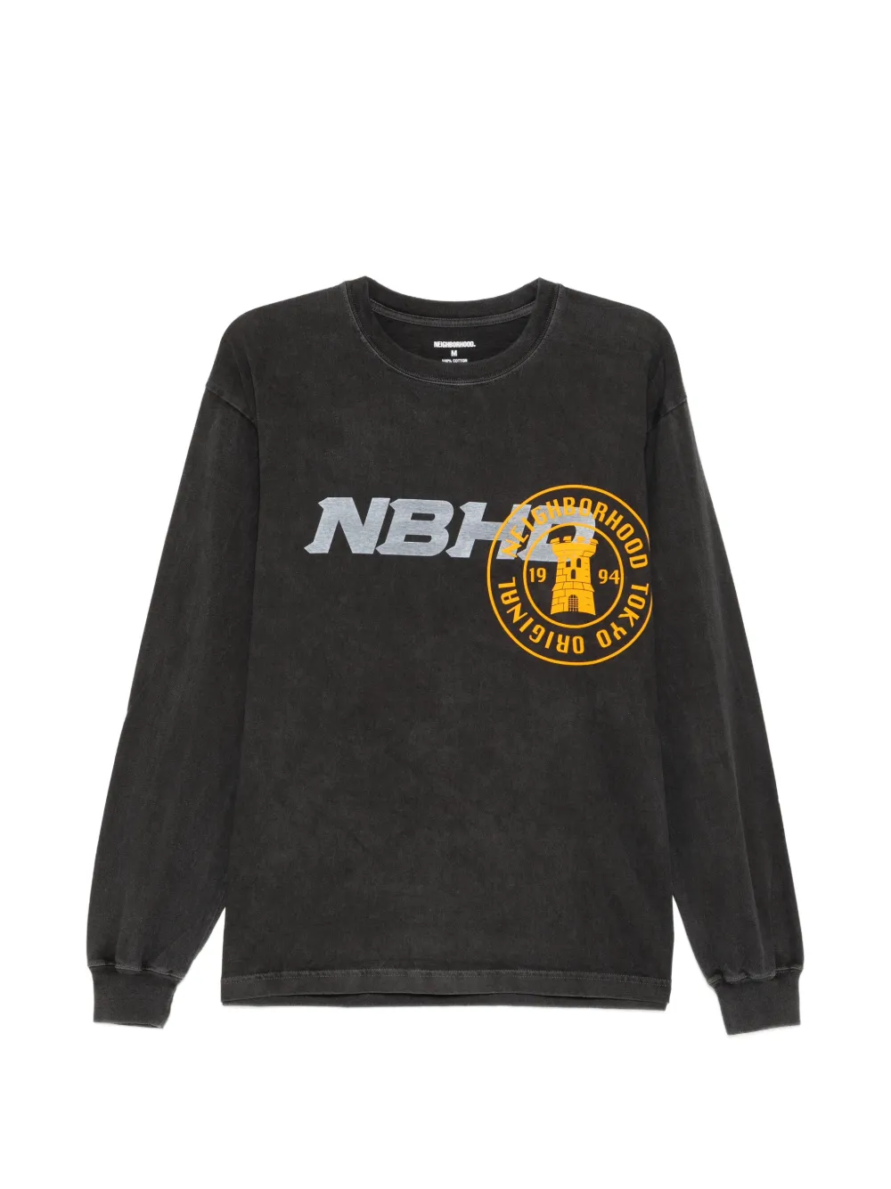 Neighborhood graphic-print T-shirt - Grau