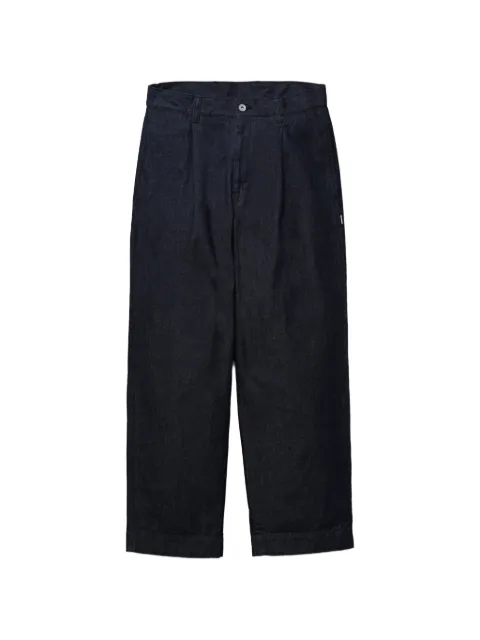 Neighborhood belt-loops cotton jeans