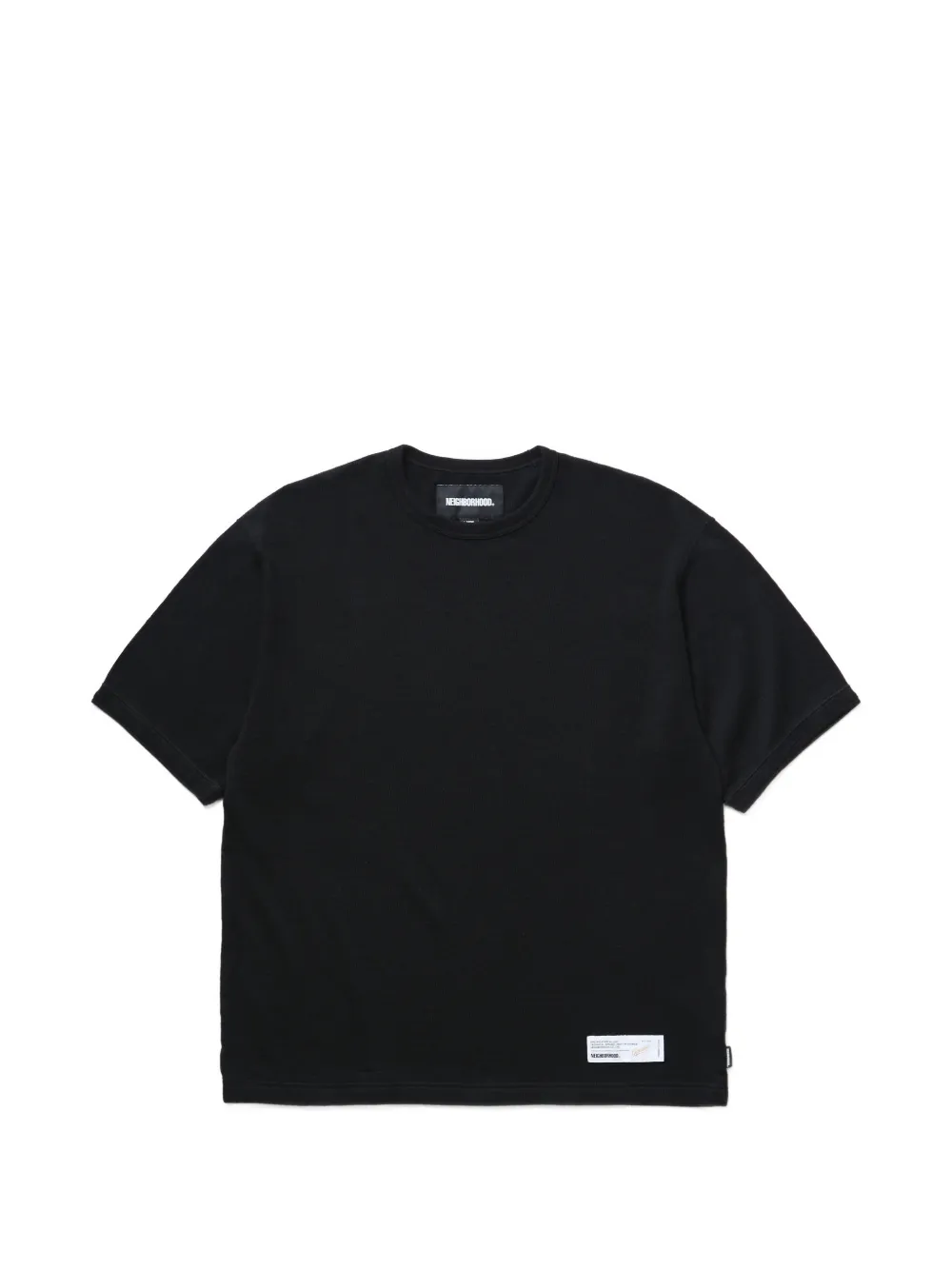 Neighborhood logo-patch T-shirt - Nero