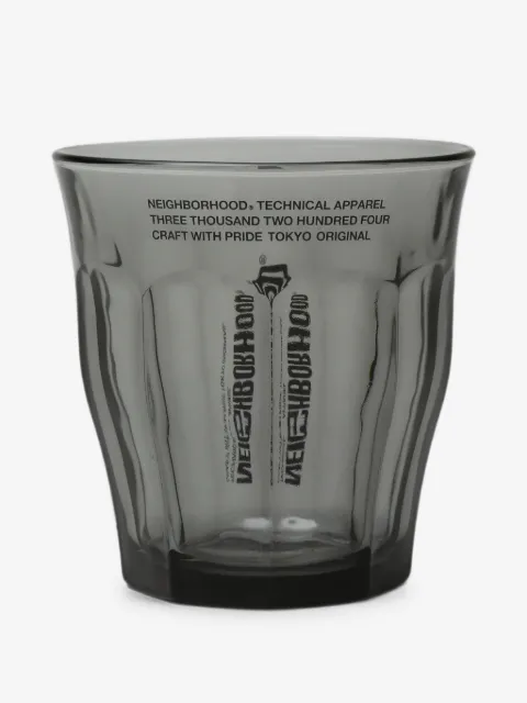 Neighborhood logo-print glasses (set of two)